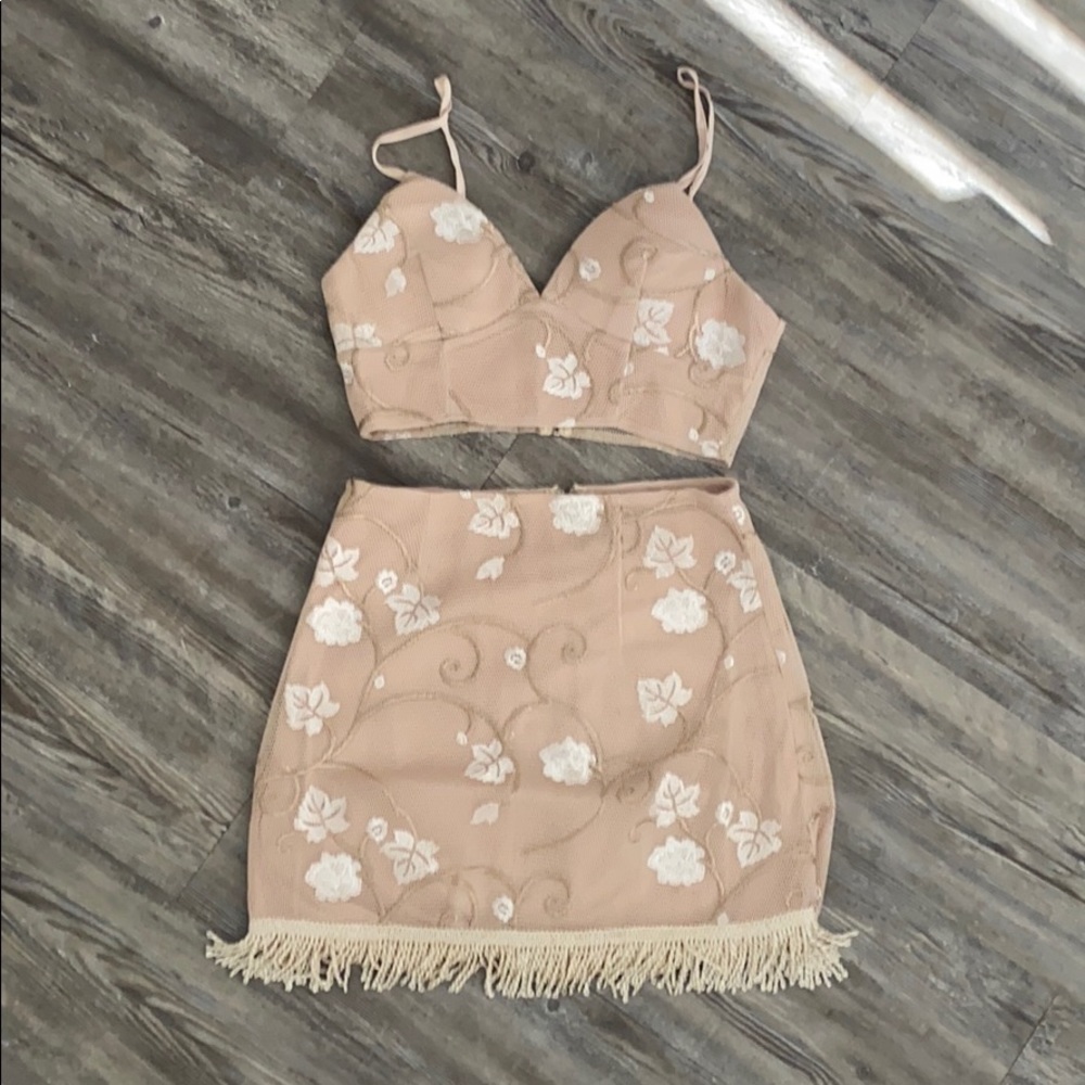 Two piece skirt set!